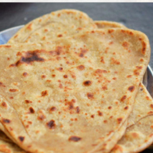 PLAIN PARATHA - 1 PLATE (4 PCS)